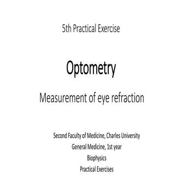 Optometry