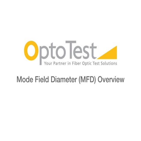 What is Mode Field Diameter?
