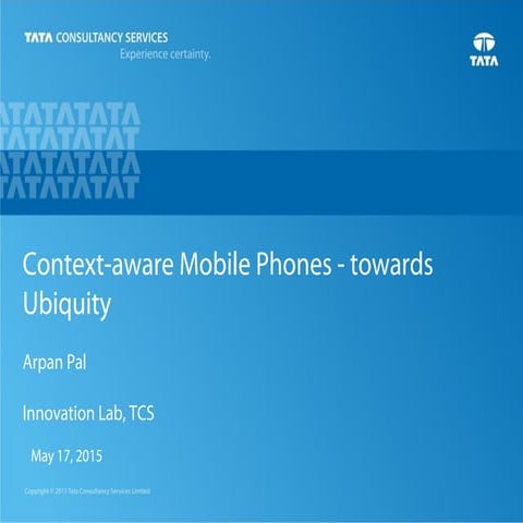 Sensing mobile phones