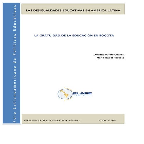 O pulido m i heredia la gratuidad de la educación en bogotá