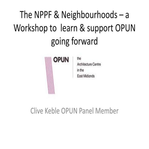 Elements of Neighbourhood_Building and Town Planning | PDF