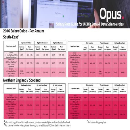 Opus Big Data Analytics & Data Science Salary Guide 2016
