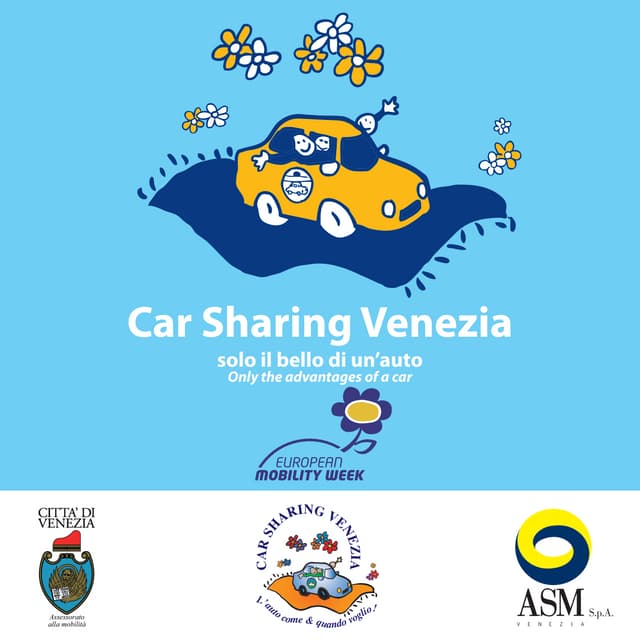 Opuscolo Car Sharing Settimana Europea Mobilità Sostenibile