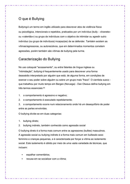 Texto 4 bullying na escola | PDF