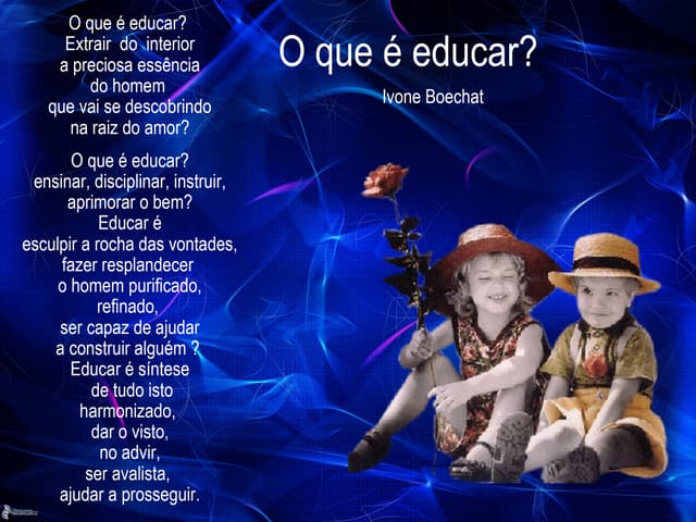 O que é educar ? | PPT