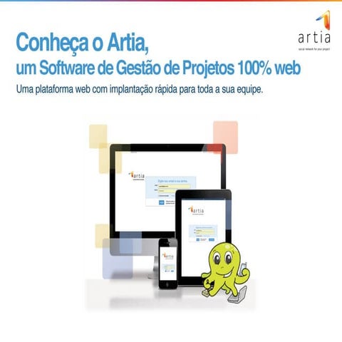 Benefícios no uso do Artia - Software web para Gestão de Projetos