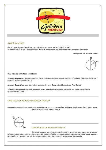 Aula azimute e rumo7 | PPT