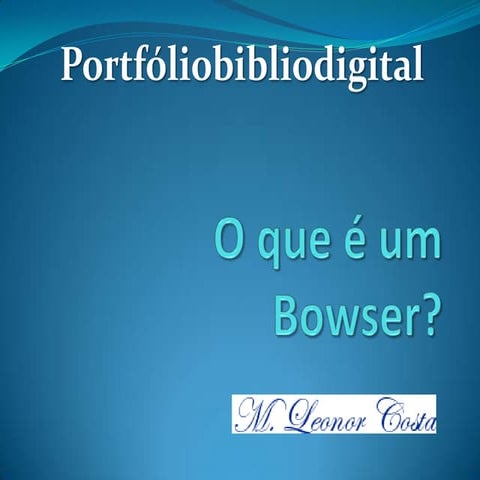 O que é um browser