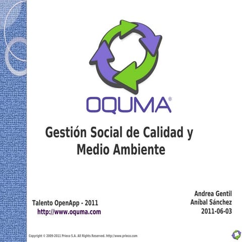 Oquma - Gestión de Calidad y Medio Ambiente en 5 minutos