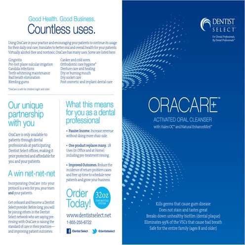 OraCare Brochure | PDF