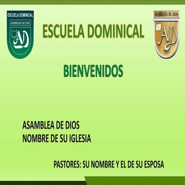 Escuela Dominical de las Asambleas de Dios
