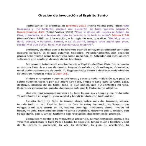 Oraciones de Liberación y Sanación | PDF