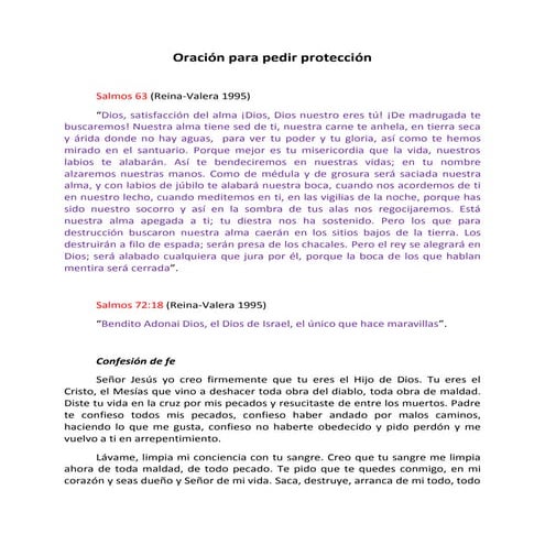 Oraciones de Liberación y Sanación | PDF