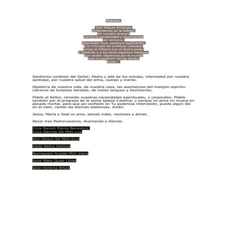 Oraciones de Liberación y Sanación | PDF