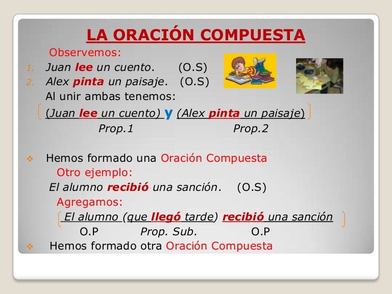 10 Oraciones Compuestas