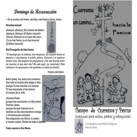 Oraciones cuaresma para ninos