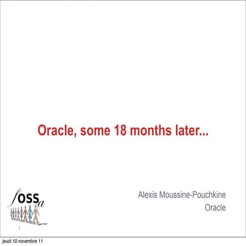 Oracle   angel or deamon - f os-sa2011