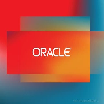 Oracle Cloud World 2019 - Oracle Digital Assistant