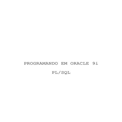 plsql oracle | PPTX