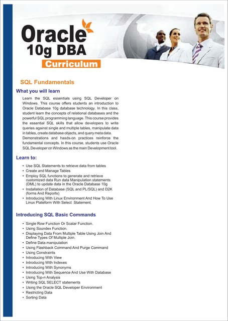 oracle 10G DBA Training In Delhi NCR
