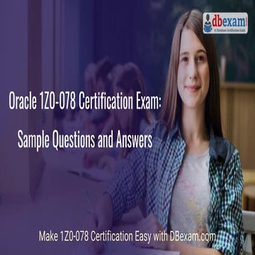 Oracle 1Z0-078 Certification | Database 19c RAC, ASM & Grid Infrastructure Exam Guide