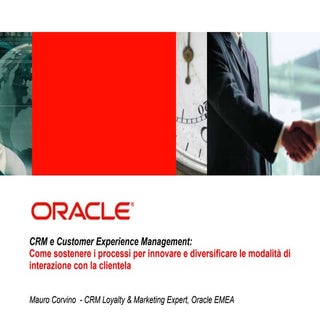 Oracle a Dimesione Cliente