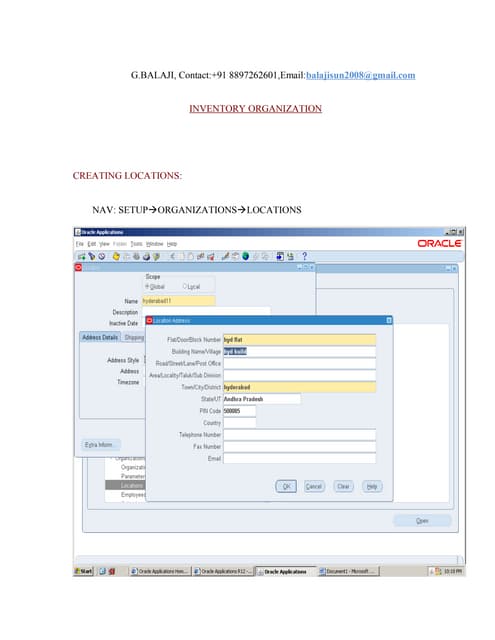 Oracle apps functional