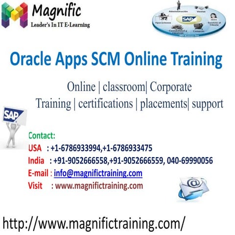 Oracle apps scm online training