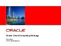 Oracle Cloud Computing Strategy