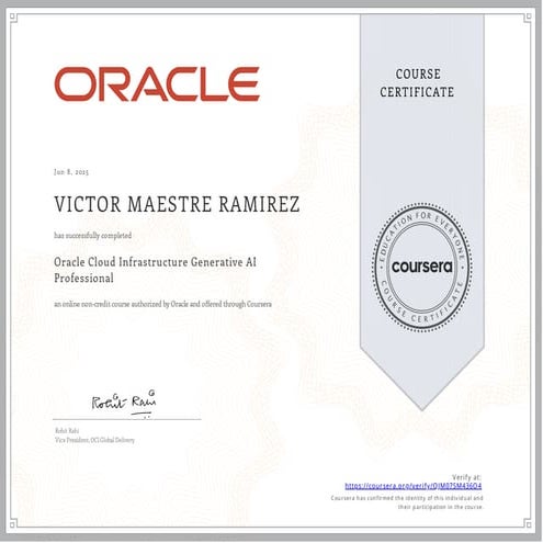 Oracle Cloud Infrastructure Generative AI Professional | PDF
