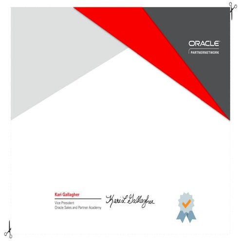 Oracle cloud infrastructure solution 2018 pre sales | PDF