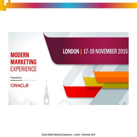 Oracle marketing cloud  MME15