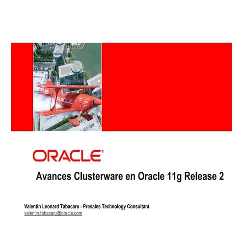 Avances Clusterware en Oracle 11g Release 2