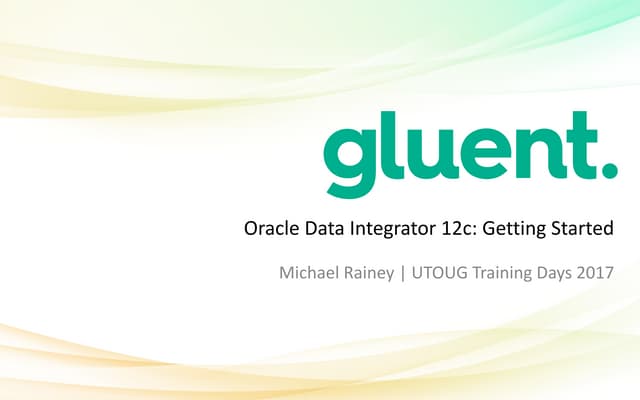 Oracle Data Integrator 12c - Getting Started