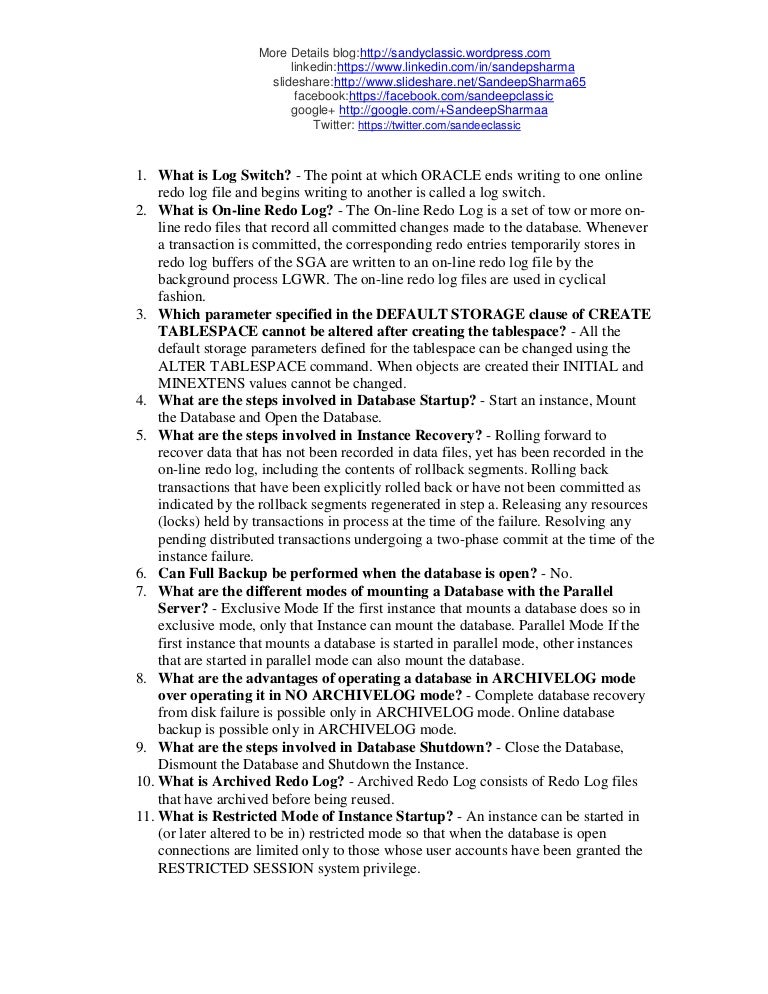 oracle dba resume example resume and cover letters
