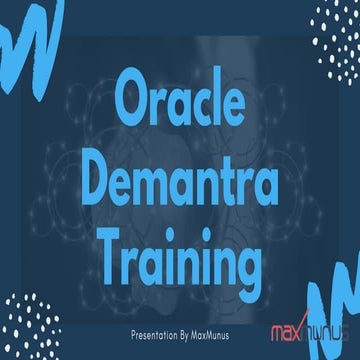  Oracle Demantra Training