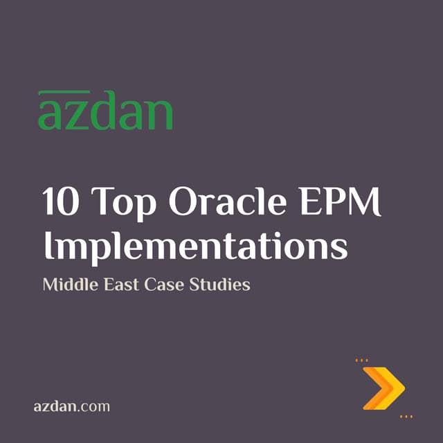 Oracle EPM Case Studies in UAE