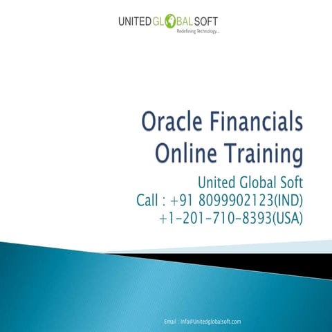 Oracle financials online training in india