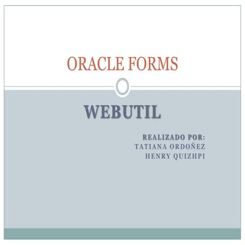 Oracle Forms