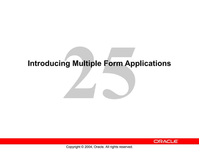 Oracle forms  les24