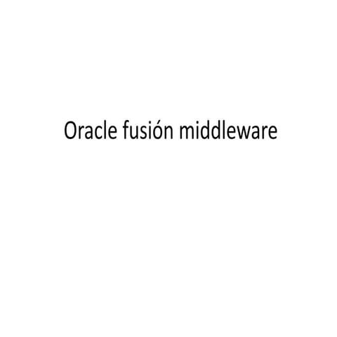 ORACLE FUSSION