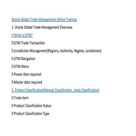 oracle Transportation Management OTM | PDF