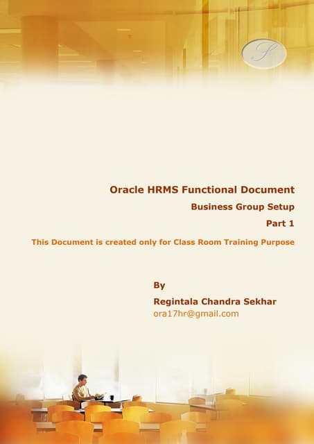 Oracle hrms bg setup examples