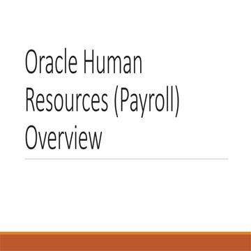 Oracle Human Resources OPM EAMbbbbbbbbbb