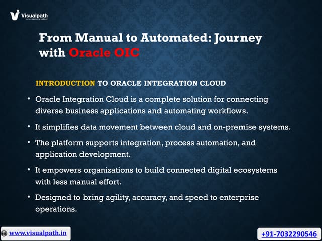 Oracle Integration Cloud Online Training - OIC Training Online.pptx
