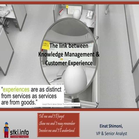 Customer experience management and Knowledge Management