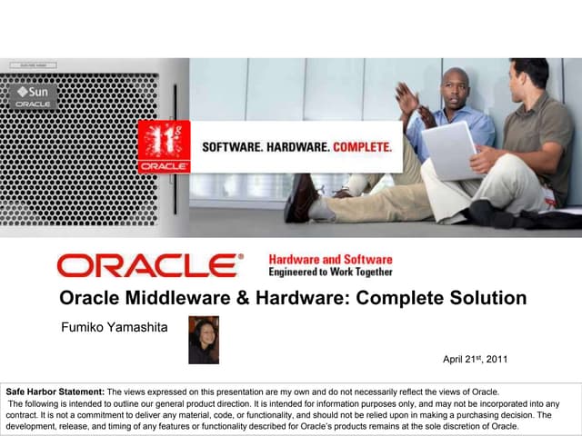 Oracle Middleware and Hardware Complete Solution