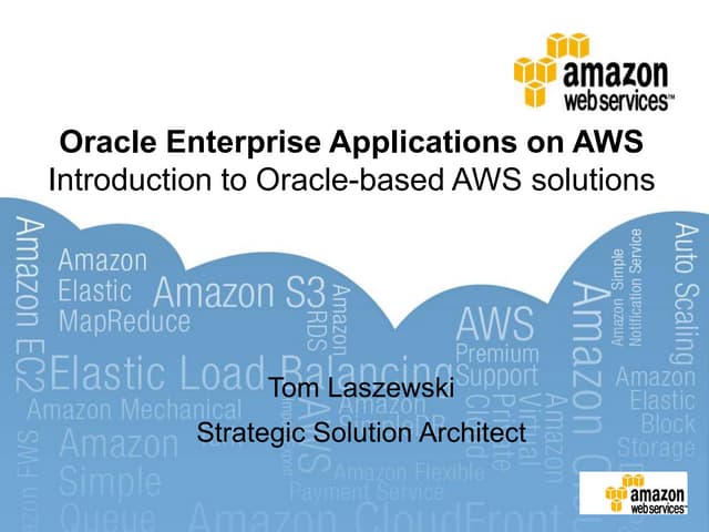 Oracle on AWS partner webinar series 