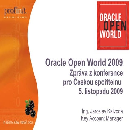 Oracle Open World 2009 | PPT