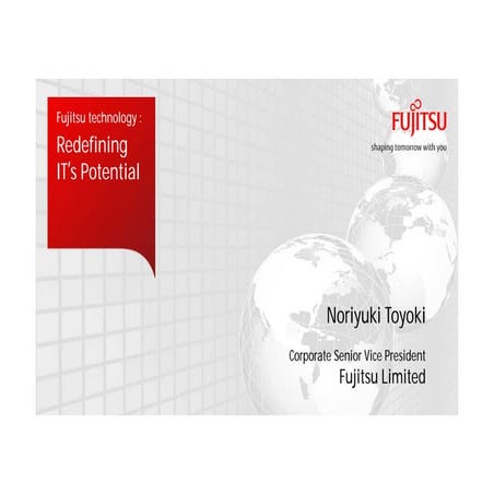 Fujitsu keynote at Oracle OpenWorld 2012 
